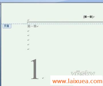 Word2007页眉分章节设置_天极软件小羚